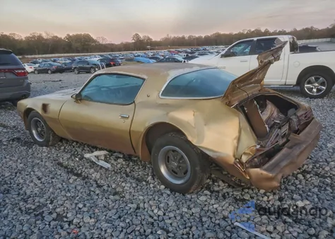 1978 Pontiac Trans Am z USA, uszkodzony, nr VIN 2W87K8L143453